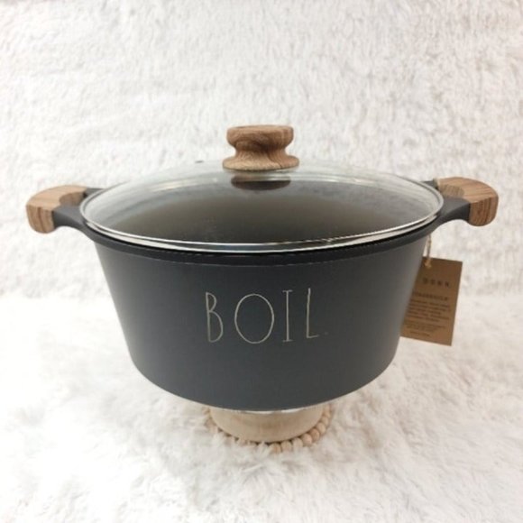 Rae Dunn Kitchen Rae Dunn Boil 75 Qt Casserole Pot Htf Black